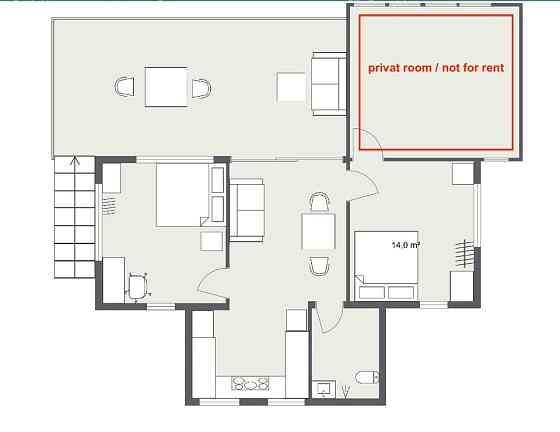 2 beds 1 bath House Phangan