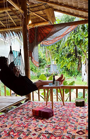 Cozy Bamboo Hut Private bathroom and kitchen Phangan - photo 3