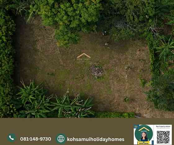 580 sqm Land Plot for Sale, 5 Mins to Lamai Samui