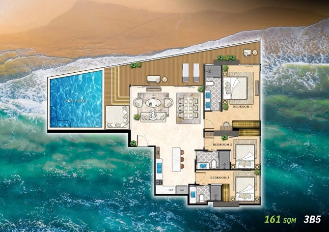 3 Bedroom Apartment for Sale in Riviera California Pattaya - photo 11
