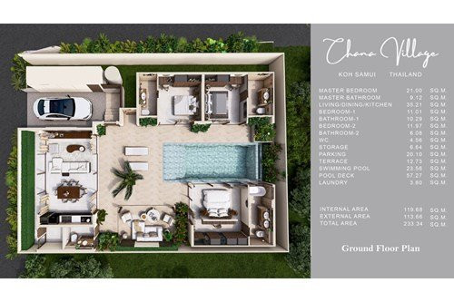3 Bedroom Pool Villa for Sale in Na Muang Samui - photo 19
