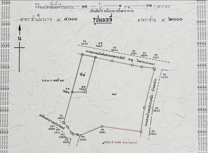 🚨| SALE!!! Land for sale in Thalang, fronting the old Thepkrasattri Road (Saku-Nai Yang), area of 11 Phuket - photo 4