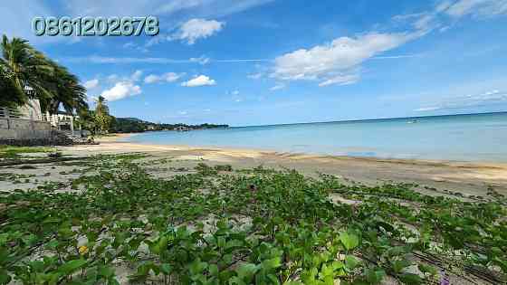 Land for sale on a beautiful beach. [Koh Samui Thailand 🇹🇭] สมุย