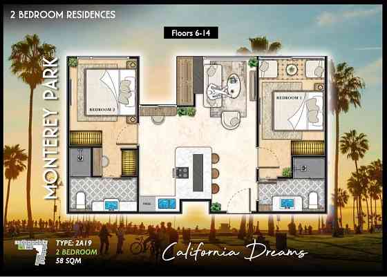 Apartment with Bedrooms: 1 and Bathrooms: 1 Pattaya