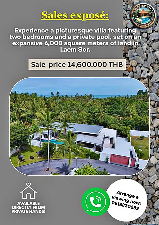 5 rooms 3 bathrooms, house Samui - photo 1