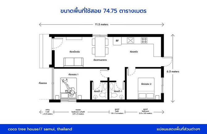2 bedrooms 2 bathrooms - House Samui - photo 10