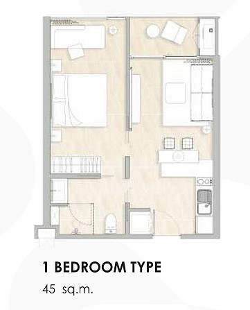 Apartment with Bedrooms: 1 and Bathrooms: 1 Phuket - photo 3