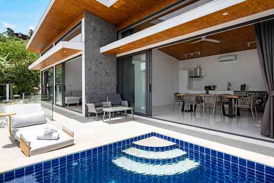 3 Bedroom Pool Villa with Partial Oceanview For Sale in Chaweng Hills, Koh Samui, Thailand Samui