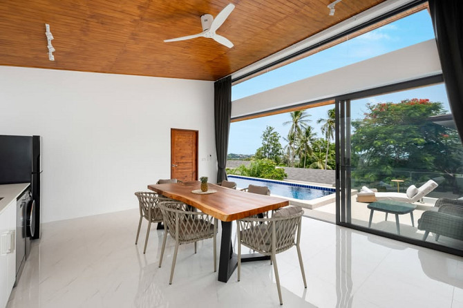 3 Bedroom Pool Villa with Partial Oceanview For Sale in Chaweng Hills, Koh Samui, Thailand Samui - photo 4