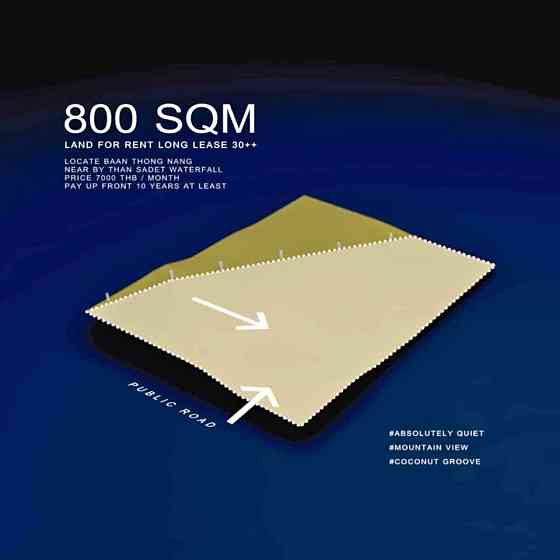 800 sqm Land for Long Lease in Koh Phangan Phangan