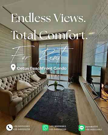 1 Bedroom Condo for Rent with Sea View Pattaya