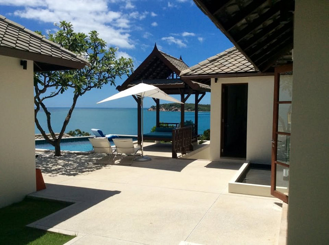 3 Bedroom Beachfront Pool Villa for Rent Samui - photo 1