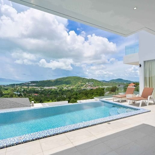 3 Bedroom Seaview Pool Villa for Rent in Bophut Samui - photo 1