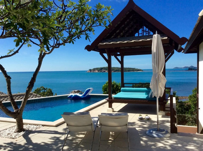 3 Bedroom Beachfront Pool Villa for Rent Samui - photo 9