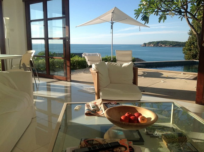 3 Bedroom Beachfront Pool Villa for Rent Samui - photo 2