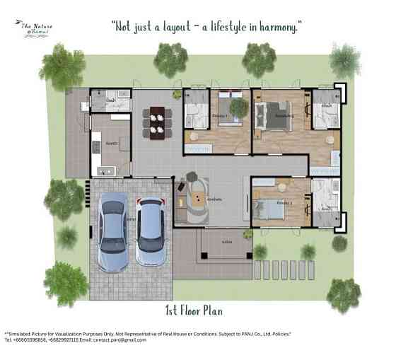 3 bedrooms 4 bathrooms - House Samui