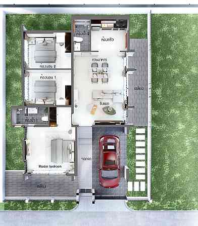 3-bedroom, 2-bathroom house Phuket