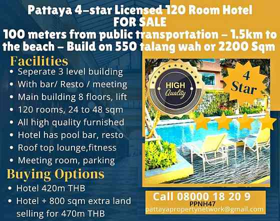 120 Beds 12 Baths House Pattaya