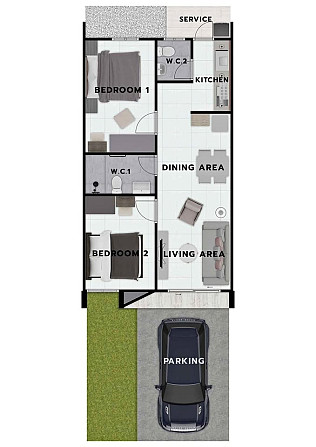 2 Bedroom 2 Bathroom House Phuket - photo 1