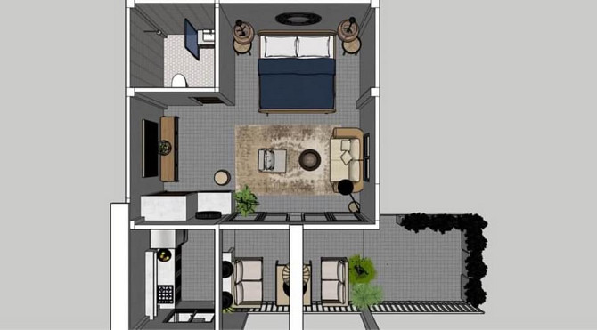 House From The Bedroom: 1 And Bathrooms: 1 Phangan - photo 4