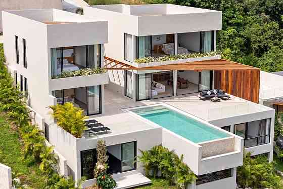 Sea View luxurious 3 bed villa with captivating design in great location Samui