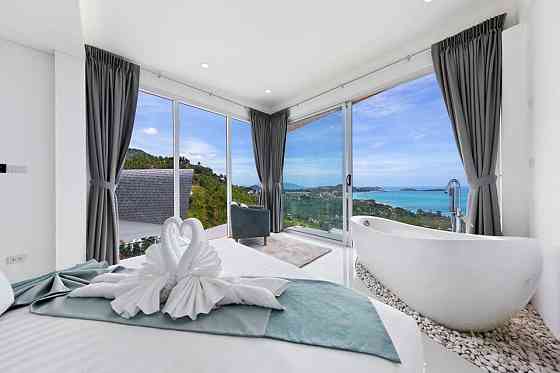 3 bedroom villa with panoramic sea view in Chaweng Noi Samui