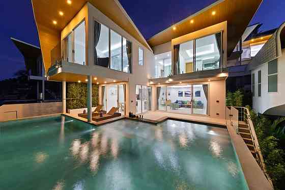 3 bedroom villa with panoramic sea view in Chaweng Noi Samui