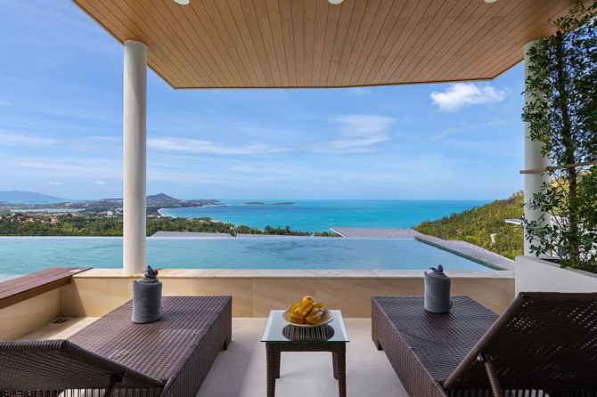 3 bedroom villa with panoramic sea view in Chaweng Noi Samui - photo 6