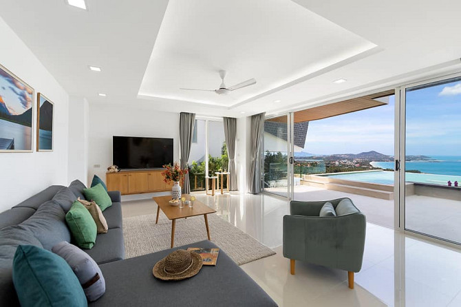 3 bedroom villa with panoramic sea view in Chaweng Noi Samui - photo 3