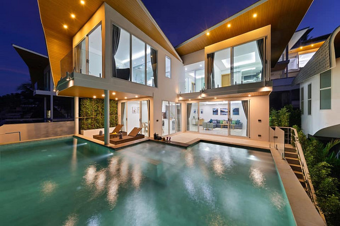 3 bedroom villa with panoramic sea view in Chaweng Noi Samui - photo 2